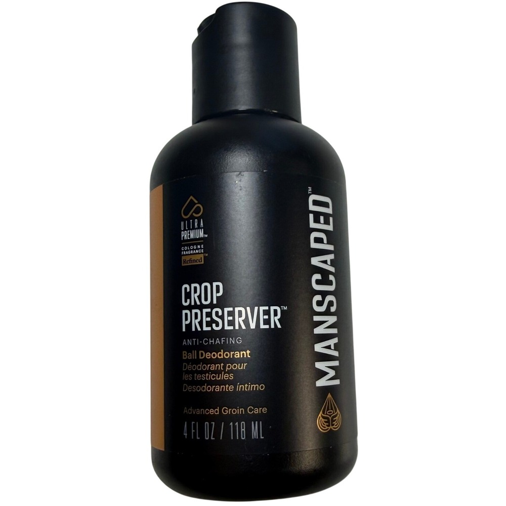 Manscaped‎ Crop Preserver Ball Deodorant Anti Chafing Lotion 4oz Vegan NEW